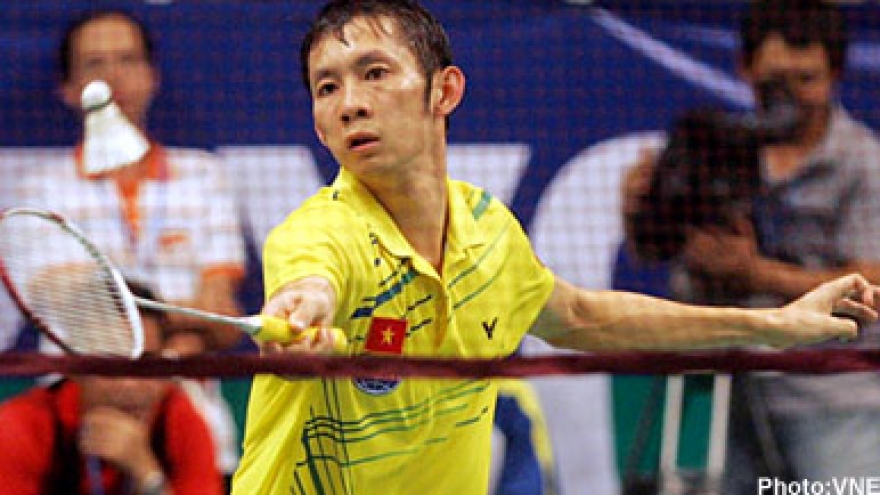 Tien Minh competes in Taiwan Open Grand Prix Gold