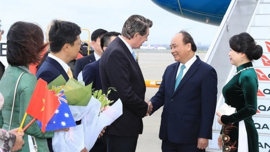 PM Phuc arrives in Sydney for ASEAN-Australia Special Summit