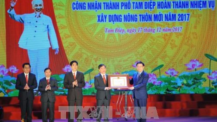 
        Ninh Binh’s Tam Diep city recognised as new-style rural area
                              