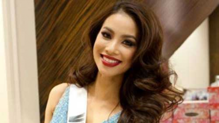 Images of Pham Huong at Miss Universe 2015 pageant