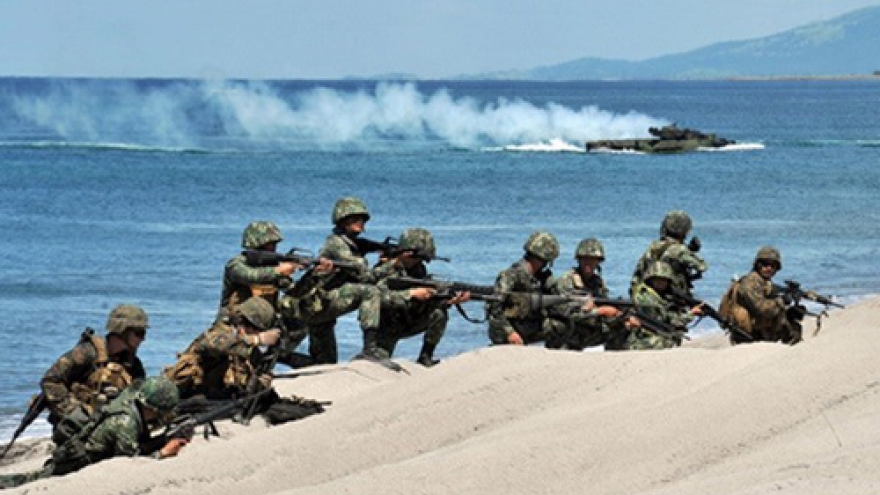 Philippines, US joint amphibious landing exercises start