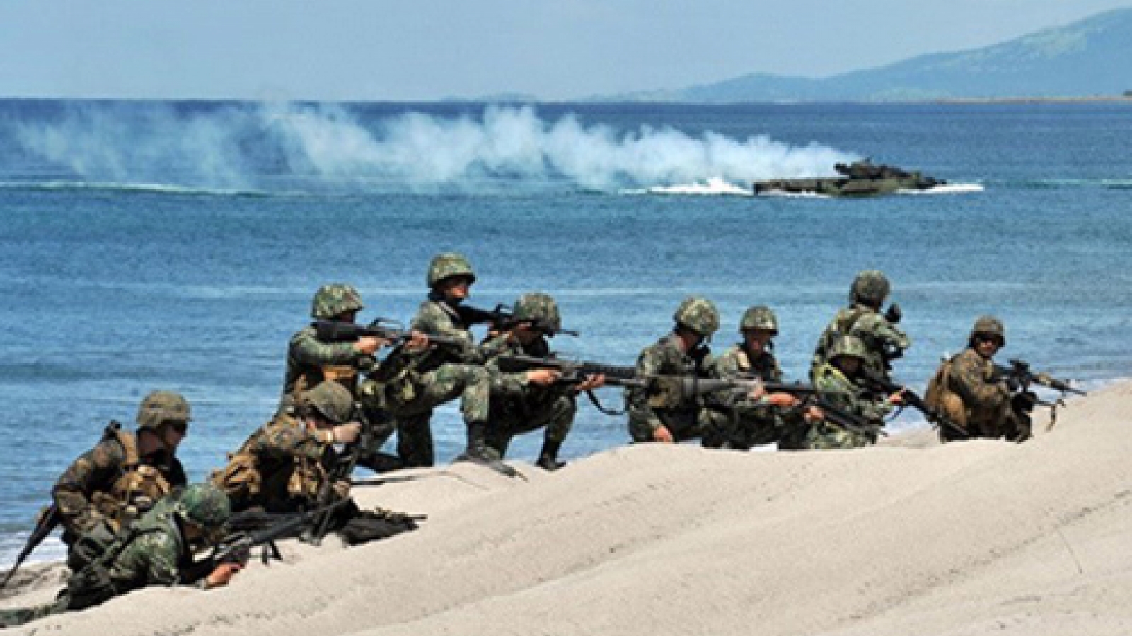 Philippines, US joint amphibious landing exercises start