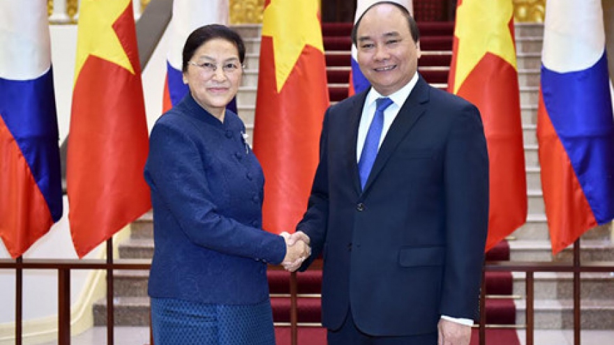 PM receives Lao National Assembly Chairwoman
