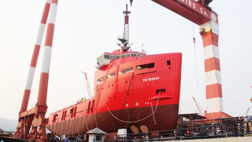 Vietnam launches most modern platform supply vessel
