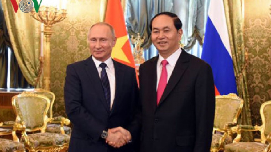 In photos: President Quang in Russia