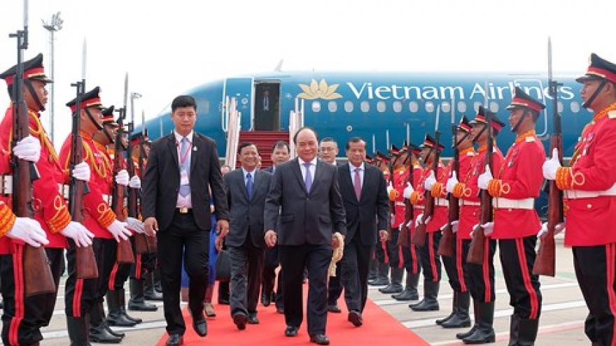 PM Phuc arrives in Cambodia for third MRC Summit