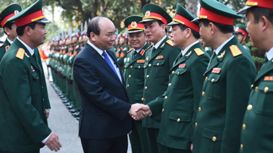 PM inspects performance at Division 312