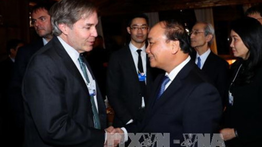 Government leader meets WEF Managing Director
