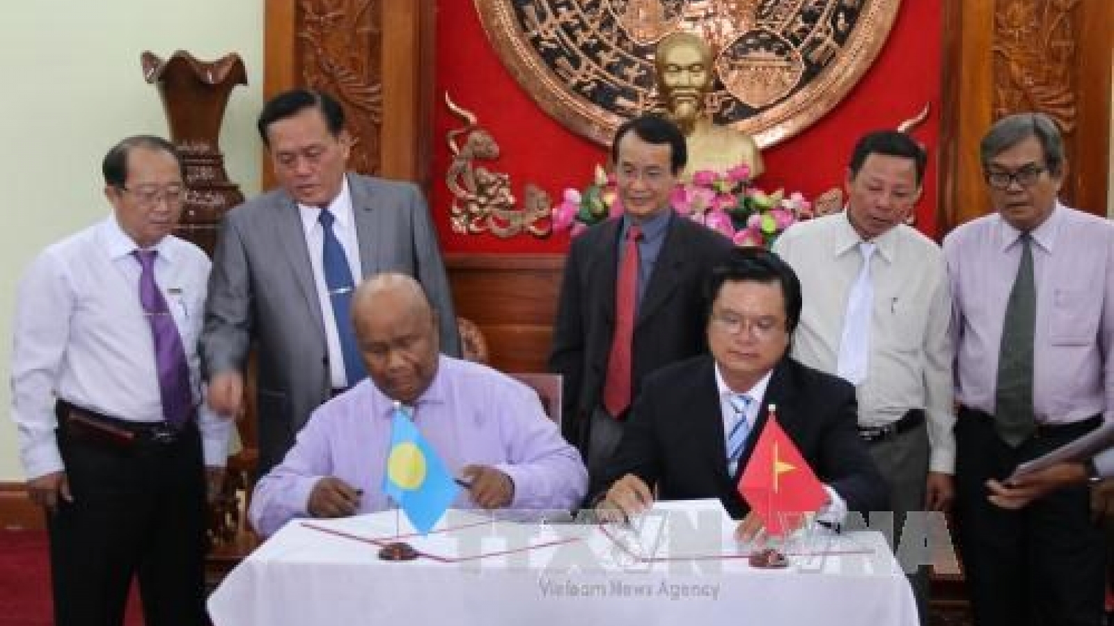 Tien Giang, Palau sign seafood cooperation agreement