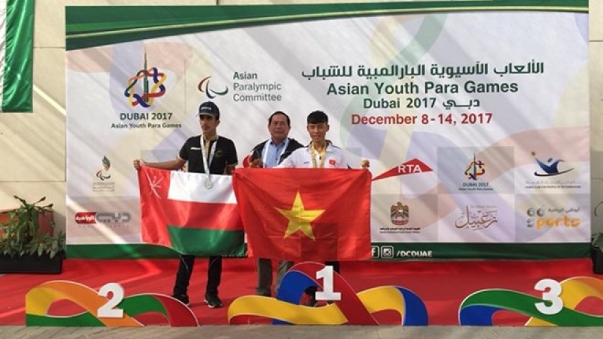 Vietnamese para athletes win golds at Asian Games