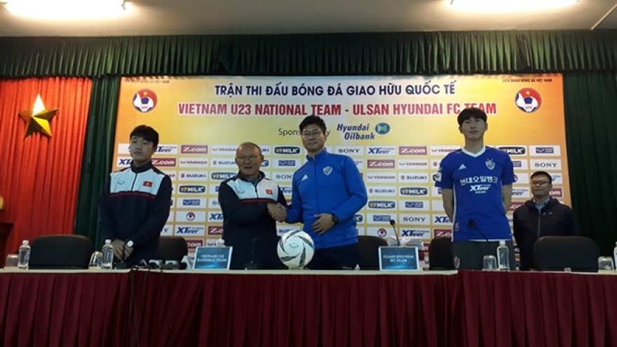 U23s to test their skills at friendly match against Ulsan Hyundai