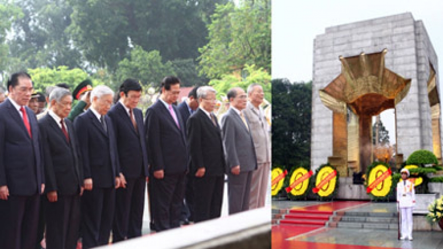 Party, State leaders pay tribute to President Ho Chi Minh