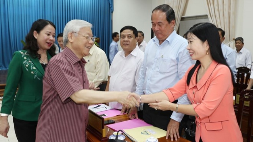 Party chief commends An Giang on clear orientation for development