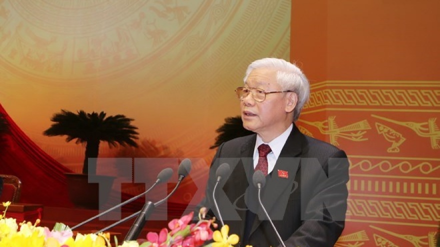 
        Party chief highlights success of Party Congress
                              