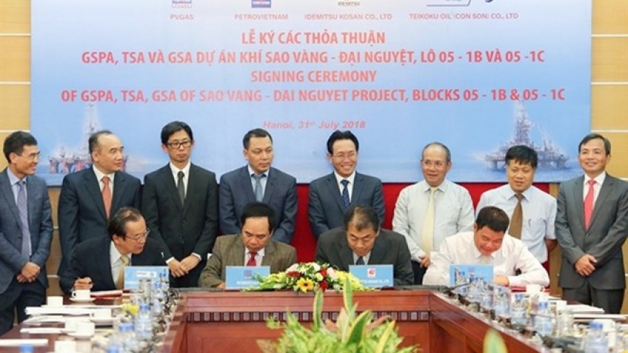 PetroVietnam signs deals on Sao Vang-Dai Nguyet gas field exploitation