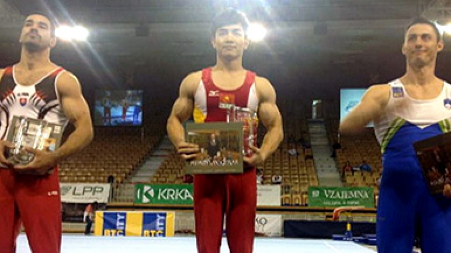 Gymnast Phuoc Hung excels at World Cup  