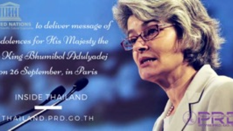 UNESCO to deliver message of condolences for His Majesty King Bhumibol Adulyadej