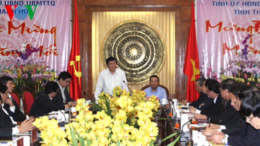 President urges farm reform in Thanh Hoa