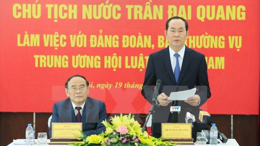 President urges lawyers association to promote legal consultancy