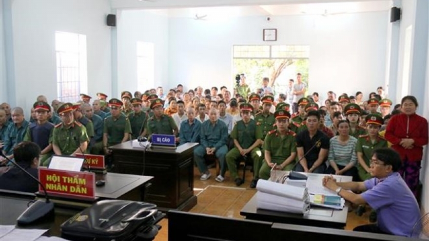 Prison sentences pronounced on rioters in Binh Thuan