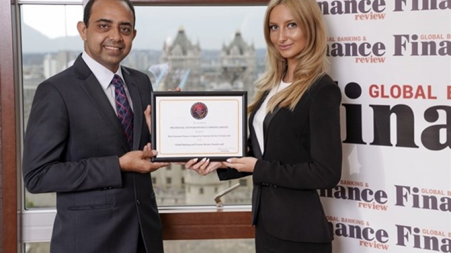 Prudential Finance honoured for customer service