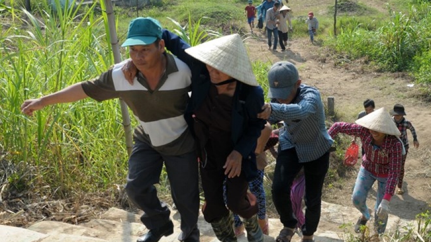 Quang Ngai holds tsunami response drill