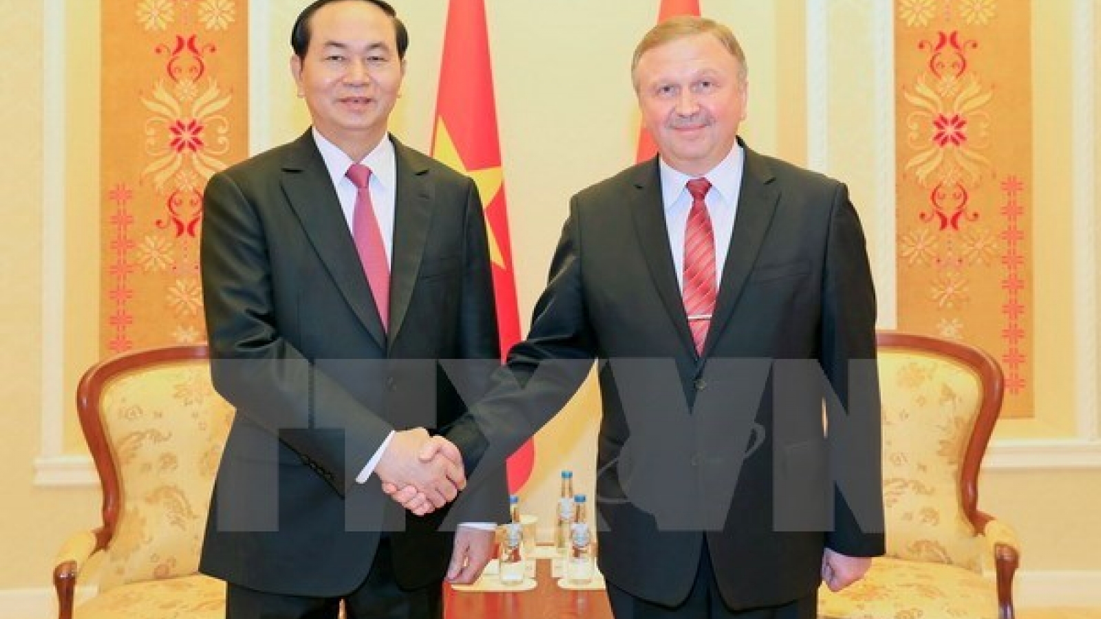 President Quang seeks more investment projects with Belarus