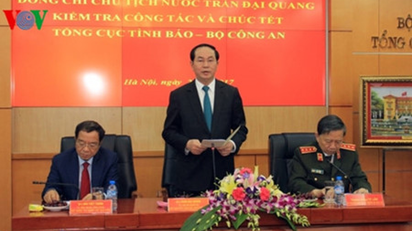President offers Tet greetings to Ministry of Public Security's affiliates