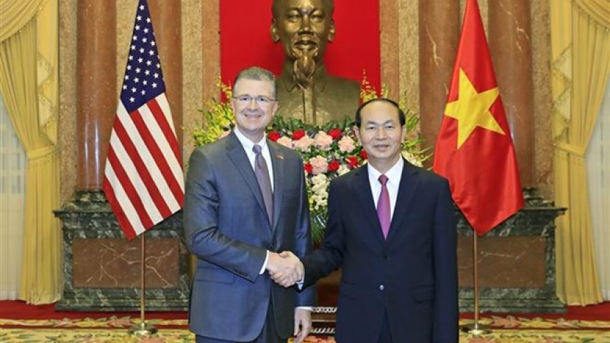 President Tran Dai Quang welcomes newly-accredited ambassadors