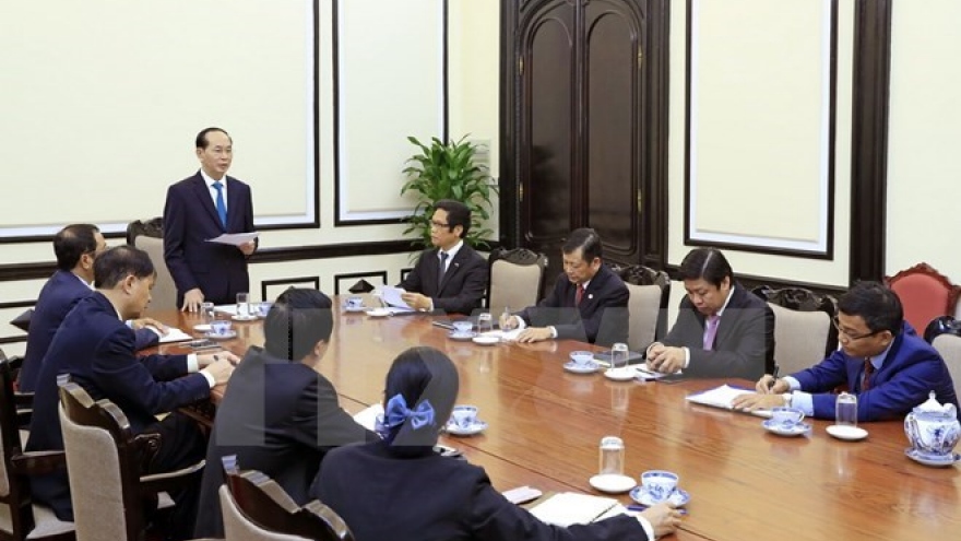 
        President Tran Dai Quang meets ABAC Vietnam leaders
                              