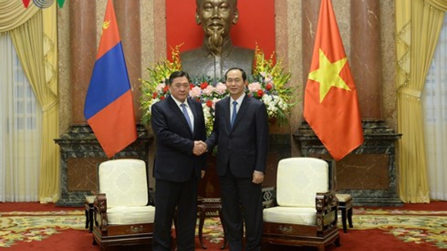 President Quang upbeat about growing Vietnam-Mongolia ties