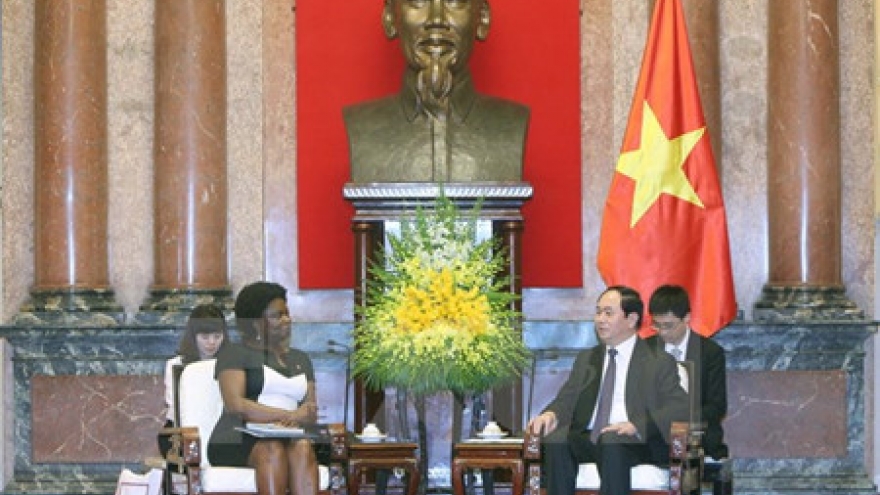 President Quang receives WB official