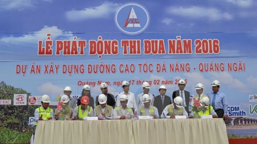 VEC speeds up Danang – Quang Ngai Expressway construction