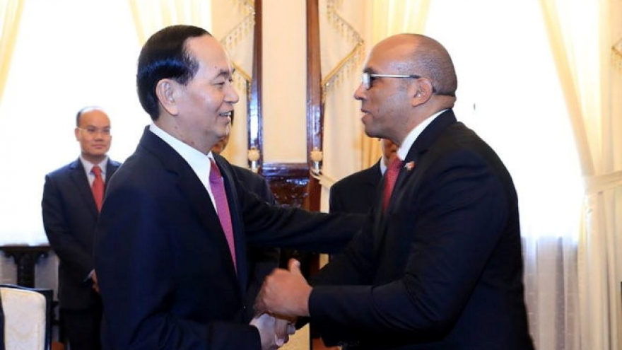 President Quang receives outgoing Cuban ambassador