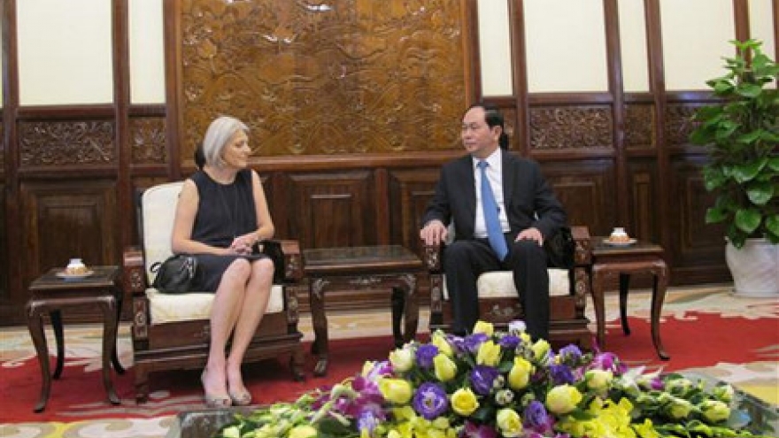 President Quang hosts Danish diplomat