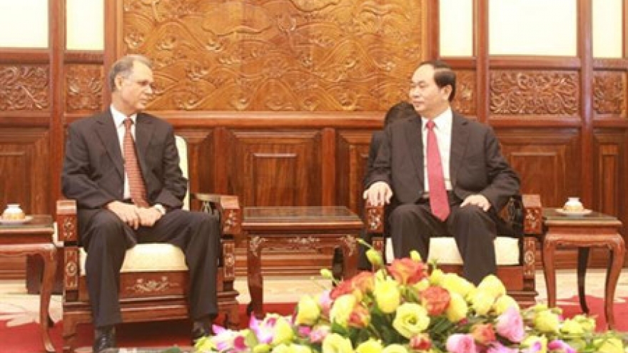 President receives outgoing Moroccan Ambassador
