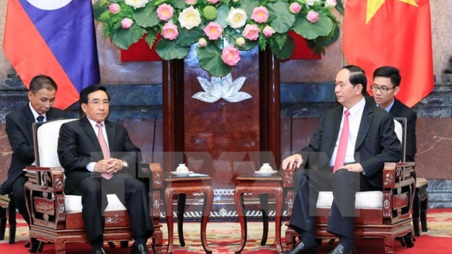 President Quang hails Lao Vice President’s visit