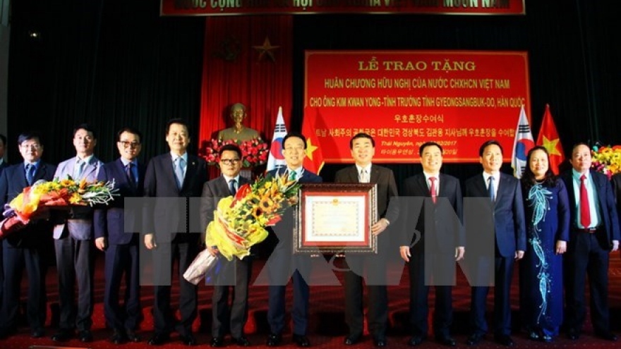 Friendship order bestowed upon RoK governor