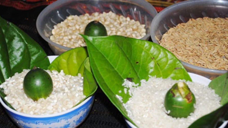 New rice ceremony of the Raglai