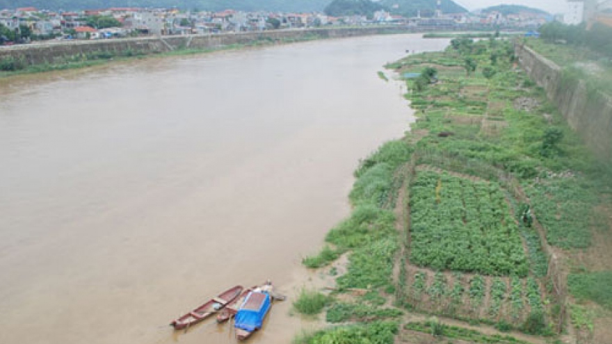 Sand exploitation destroying Red River