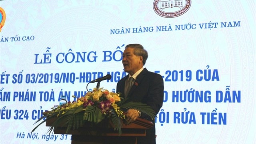 Resolution issued to guide enforcement of law on money laundering