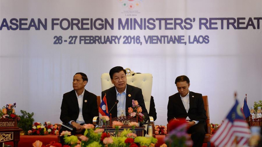 
        ASEAN Foreign Ministers' Retreat concldues in Vientiane
                              