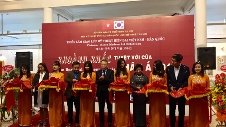 Vietnam-RoK art exhibition promotes friendship