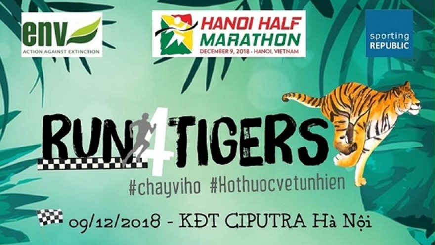 Run for tigers to take place in Hanoi next month