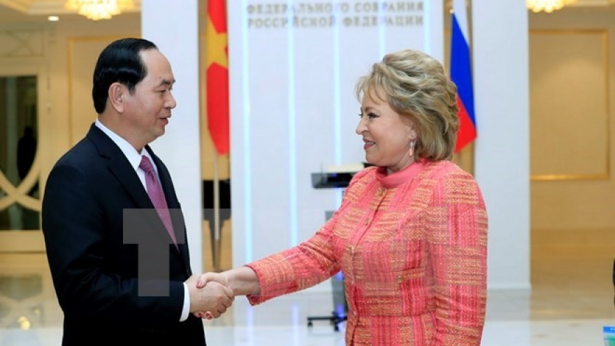 President: Vietnam prioritises developing relations with Russia