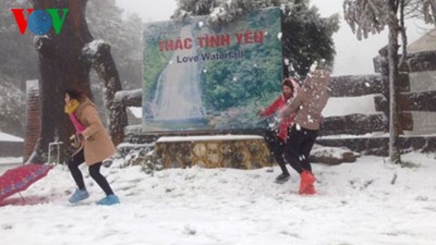 Sapa covered in a blanket of snow