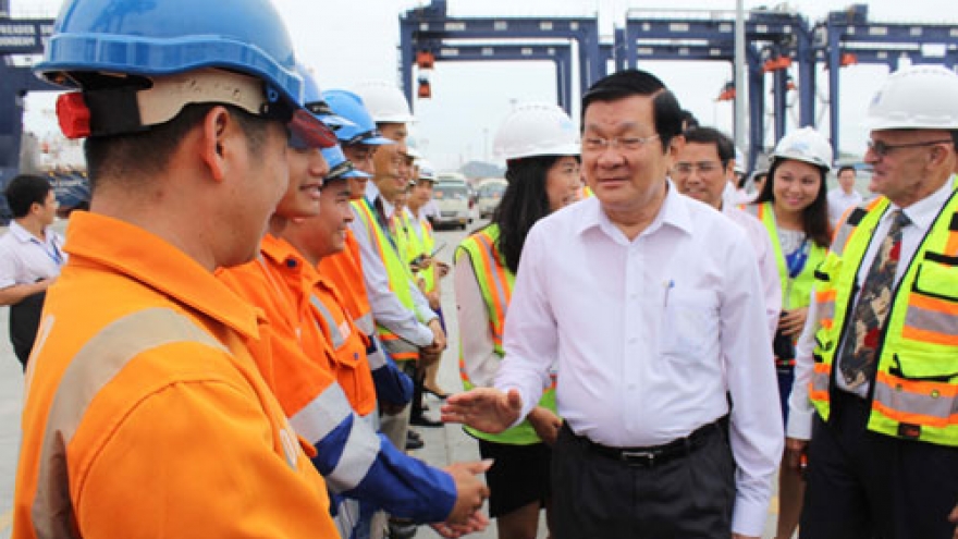President Sang tours Quang Ninh island districts