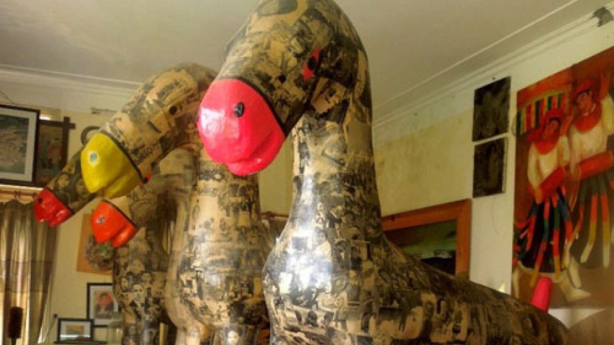 Installation exhibition connects Vietnamese, French cultures