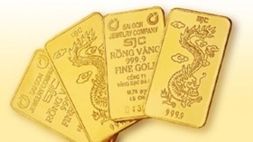 Gold drops to VND46.85 million/tael