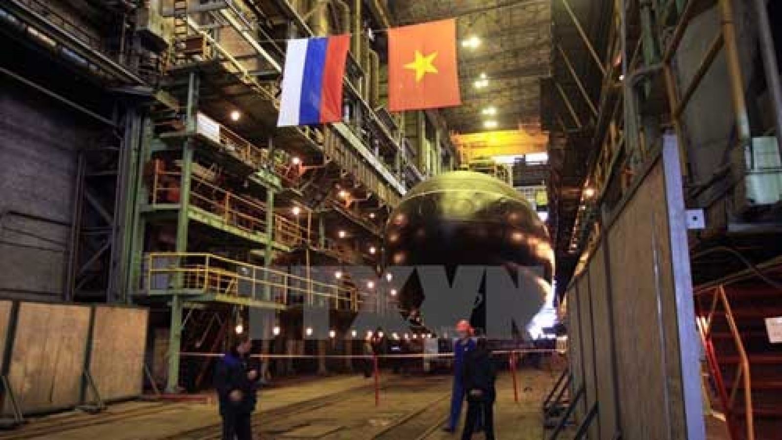 Sixth Kilo-class submarine launch ceremony in pictures